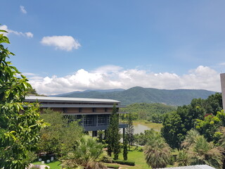 house in the mountains