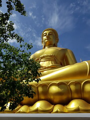 golden buddha statue in thailand