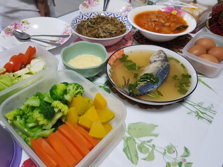 fresh vegetable salad