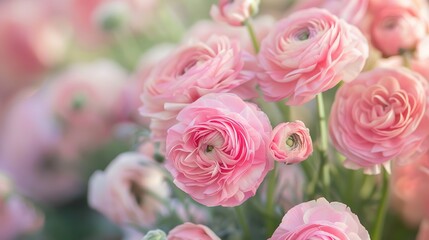 Obraz premium Close-up of pink flowering plant ,Generative ai, 