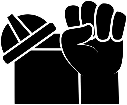 labour illustration labor silhouette work logo helmet icon worker outline safety job calendar may occupation builder tool freedom national shape employment professional celebrate for vector graphic