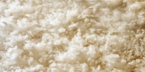 Close-up of Soft White Cotton Texture