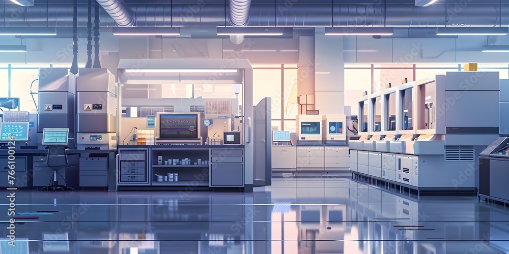 Poster efficient automated laboratory for advanced research and development