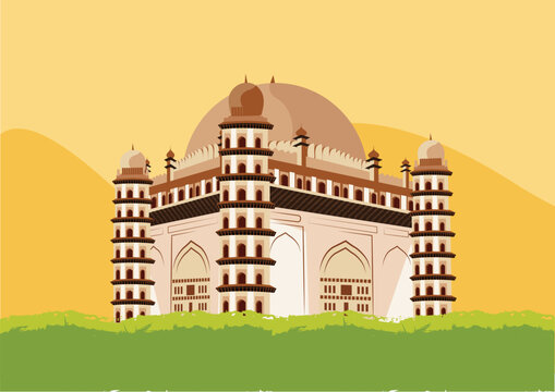 Gol gumbaz monument in karnataka, Monmuments India, Asia