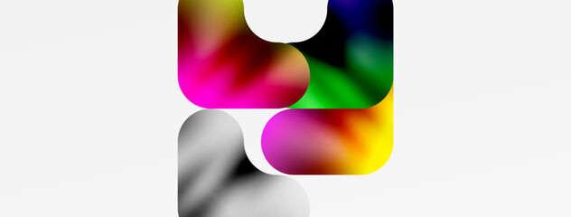 Metal colorful plates background. Vector Illustration For Wallpaper, Banner, Background, Card, Book Illustration, landing page