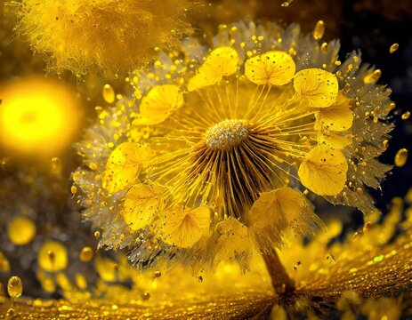 Whispers of the Wind: The Story of Dandelions, Nature's Yellow Gowan, and Their Dance with Scattered Seeds"
