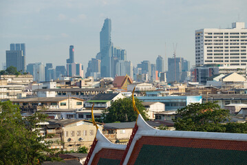 Above the rooftops of morning. Bangkok - 766104112