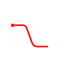 Infographic Pointer Red Line 