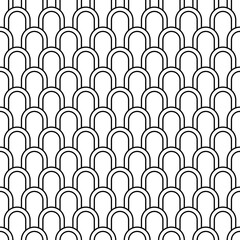 Seamless geometric pattern .Figures in lines