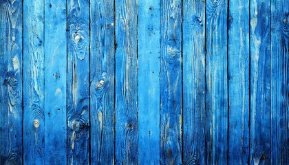 Naklejka premium Seaside Serenity: Blue Wooden Planks Background