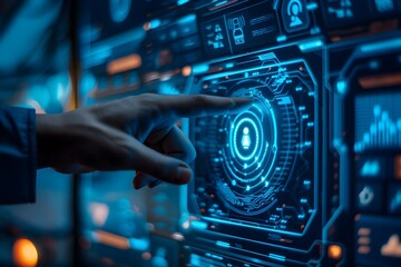Finger Touching Virtual Screen on Digital Interface: Exploring the Future of Technology and Business Management with Digital Twin Concept
