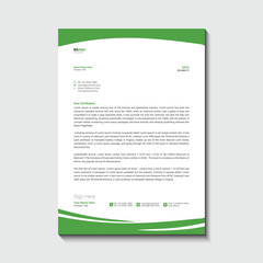 Company letterhead design template