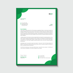 Letterhead design template
