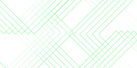 Abstract light Diagonal layered geometric pattern. Vector futuristic digital landscape with lines. Vibrant futuristic digital connection design. Green geometrical template