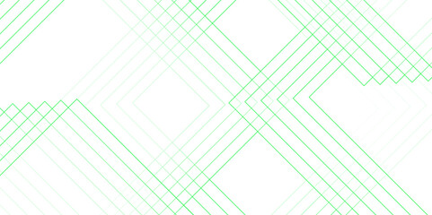 Abstract light Diagonal layered geometric pattern. Vector futuristic digital landscape with lines. Vibrant futuristic digital connection design. Green geometrical template