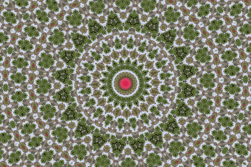 Digitally generated ceiling mural wallpapers.