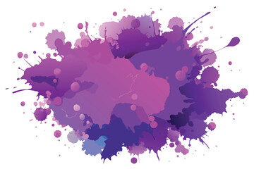 Purple watercolor splash texture