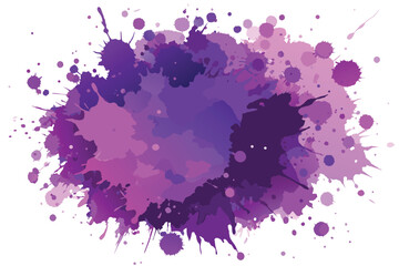 Purple watercolor splash texture