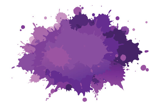 Purple watercolor splash texture