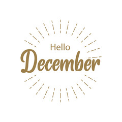 Hello May typography