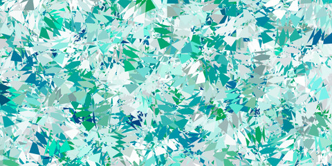 Light green vector texture with random triangles.