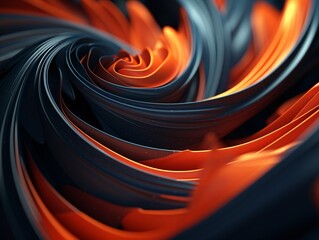 a close up of a swirl