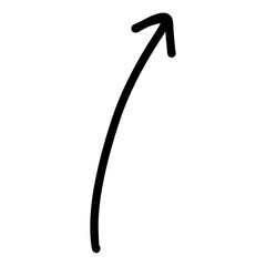 Black Upward Arrow Black Curved Arrow Black Up Curved Arrow Black Marker Arrow Black Scribble Arrow Black Hand Drawn Arrow