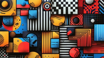 Graphic resources: A collection of abstract geometric shapes