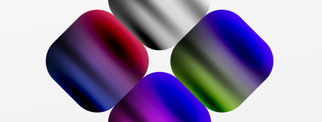 Metal colorful plates background. Vector Illustration For Wallpaper, Banner, Background, Card, Book Illustration, landing page