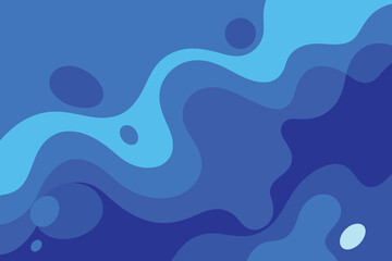 Abstract fluid background with blue color