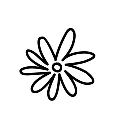 Kids Drawing Flower Doodle 