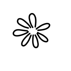 Kids Drawing Flower Doodle 