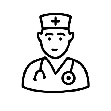 Arzt Krankenpfleger Symbol 