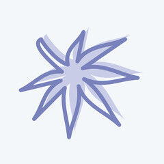 Obraz premium Icon Japanese Maple. suitable for Japanese symbol. two tone style. simple design editable. design template vector. simple illustration