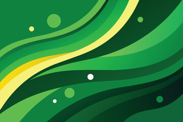 Green Abstract Dynamic Background