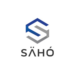 geomteric and abstract letter S linear logo design . Construction, Real estate, property logo design