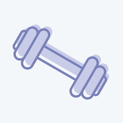 Icon Gym. suitable for education symbol. two tone style. simple design editable. design template vector. simple illustration