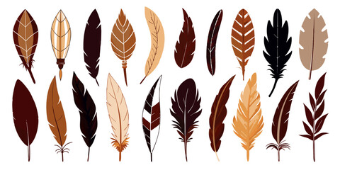 Feather Icons Set, Feather Icons Collection, Versatile Vector Illustrations for Every Project