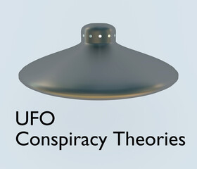 UFO Conspiracy Theories concept - 766140370