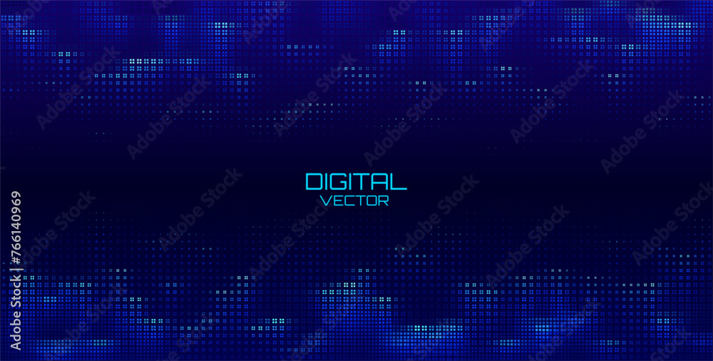 Aufkleber abstract finance digital business background. fintech technology or science research presentation ba