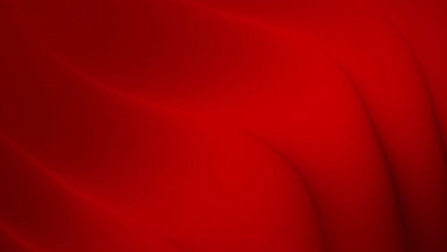 Abstract gradient red wave background. Seamless looped. 4k video