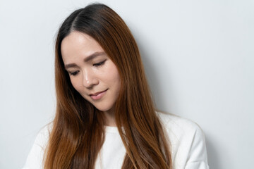 Fototapeta premium 長髪の女性