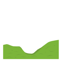 Fototapeta premium Grass Mound Background 