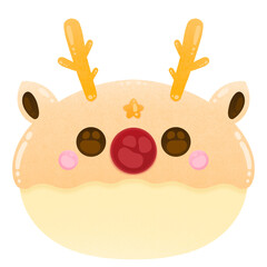 Cute Christmas Cake Cute Animal Cake Cute Reindeer Cake Cute Deer Cake Cartoon Cute Bakery Cartoon Cute Bun Cartoon illustration Cute Cake Cartoon illustration Cute Cupcake Cartoon illustration