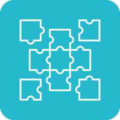 Obraz premium Puzzle Icon