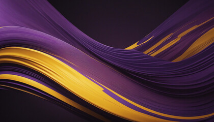Yellow purple vibrant grainy banner background abstract color flow wave dark noise  colourful background