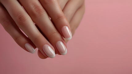 Fototapeta premium hand with manicure , generative ai
