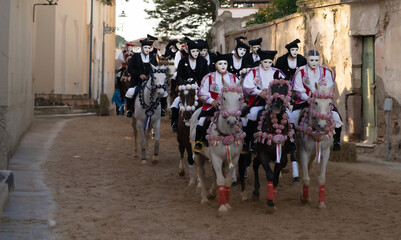 riders of the Sartiglia race directed by su componidori.