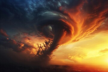 Sunset Tornado