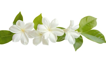 Fragrance and sweet smell jasmine flowers bouquet . Jasmine flower is the flower used in cosmestic industrial, rituals, religious ceremonies, adore the buddha and the symbol for Thai mother's day  - obrazy, fototapety, plakaty